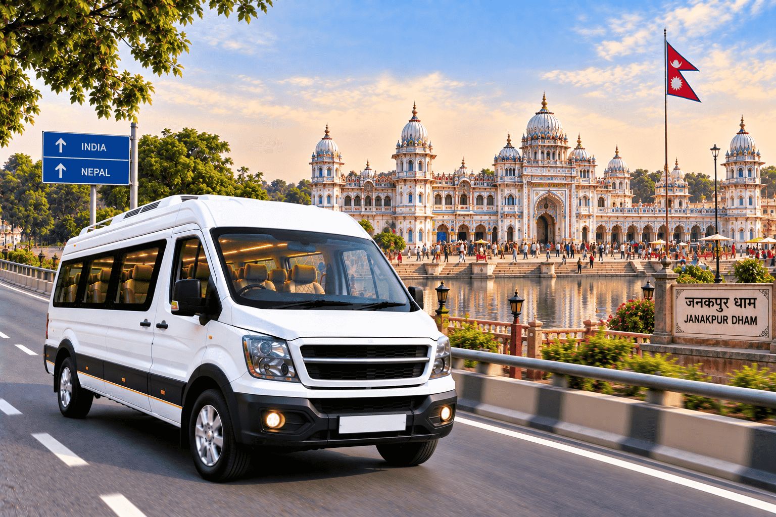 Janakpur To Faridabad Tempo Traveller Booking